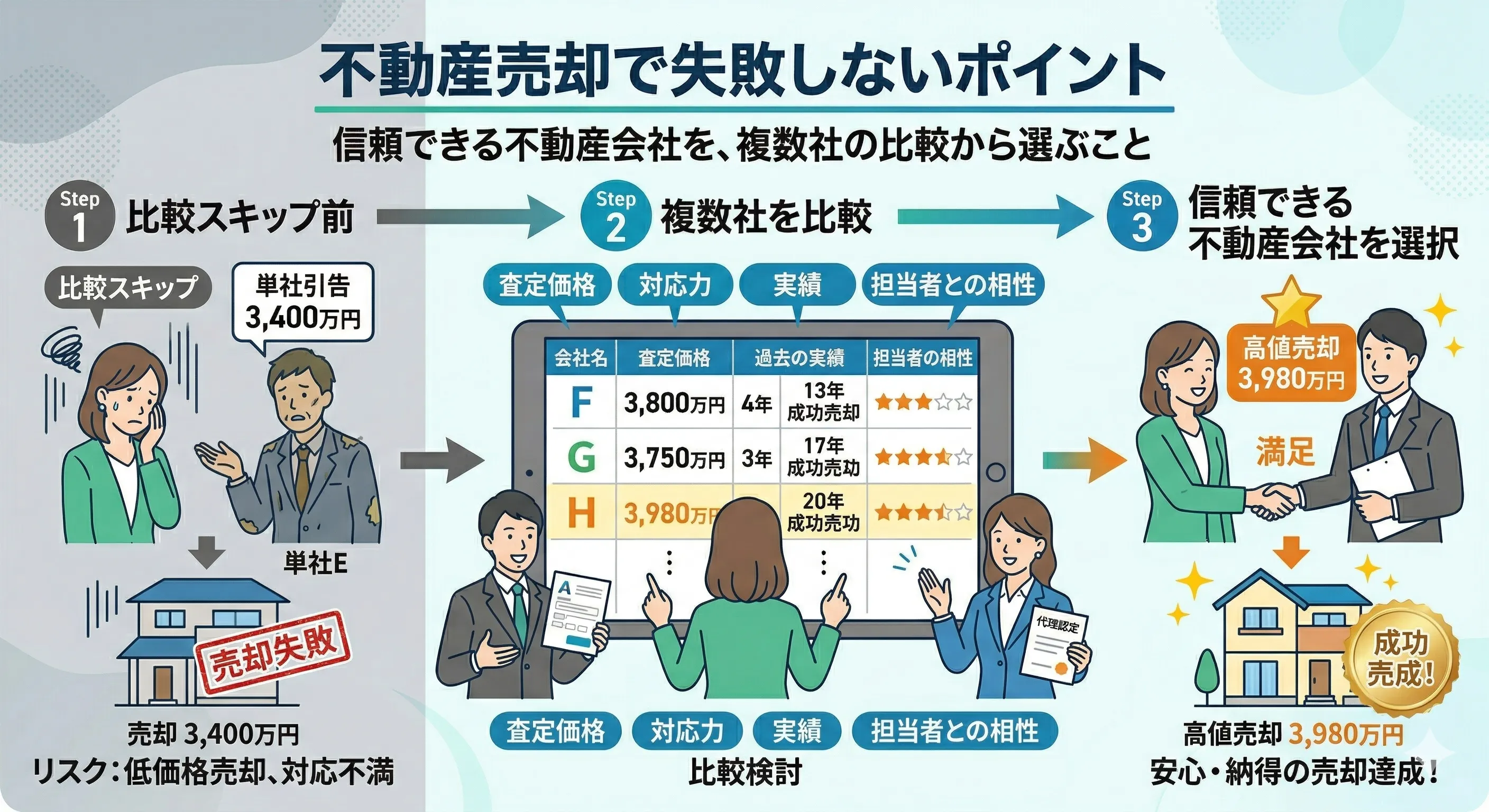 HOME4Uの使い方ステップ